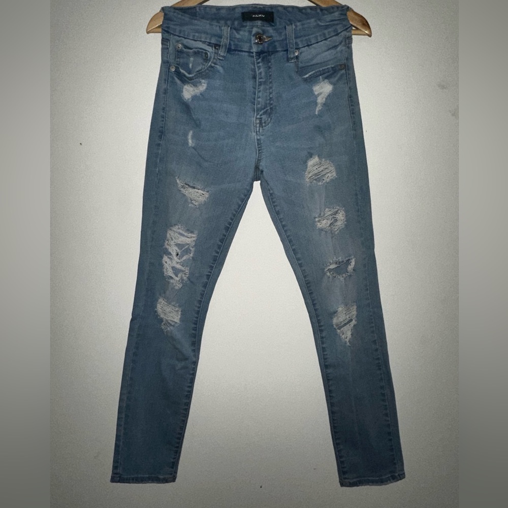 High-rise Curvy Light washed jeans